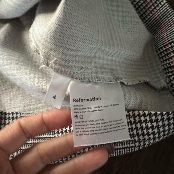 Reformation Jamie Mini Skirt in Washington Plaid - Picture 6 of 6